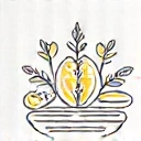 Icona che rappresenta la nutrizione per condizioni specifiche, con simboli medici e cibo specifico per diete.